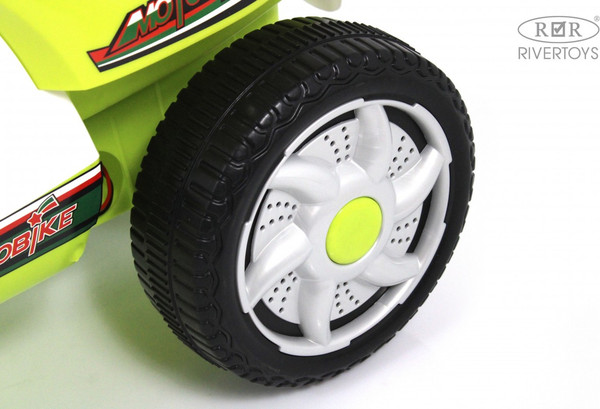 Изображение товара Детский мотоцикл RiverToys Z444ZZ (зеленый)