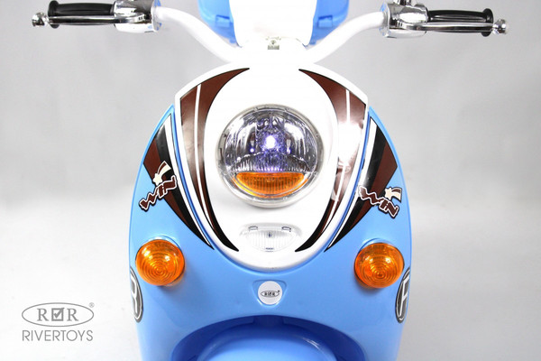 Изображение товара Детский мотоцикл RiverToys Z444ZZ (синий)