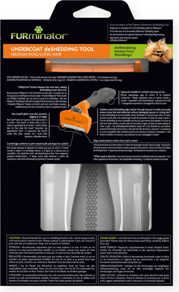 Изображение товара Фурминатор для животных FURminator Dog Undercoat M Long Hair 12 YA