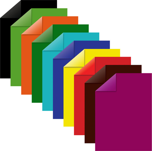 Изображение товара Набор цветного картона Brauberg Мелованный Extra / 113554 (10цв)