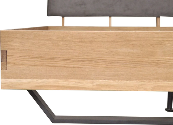 Изображение товара Двуспальная кровать Dipriz Bellissima 160x200 / Д.83052.1 (дикий дуб/масло)