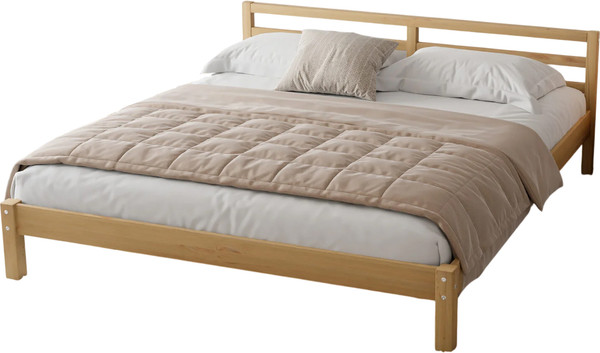 Изображение товара Двуспальная кровать Dipriz Tarva 160x200 / Д.83057.1 (бейц отто)