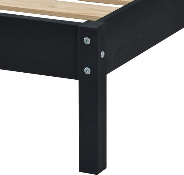 Изображение товара Двуспальная кровать Dipriz Tarva 160x200 / Д.83056.2 (серый Ral 7016)