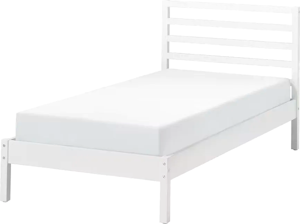 Изображение товара Односпальная кровать Dipriz Tarva 90x200 / Д.80018.1 (белый воск)