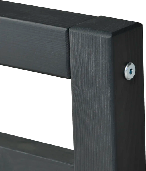 Изображение товара Односпальная кровать Dipriz Tarva 90x200 / Д.80018.2 (серый Ral 7016)