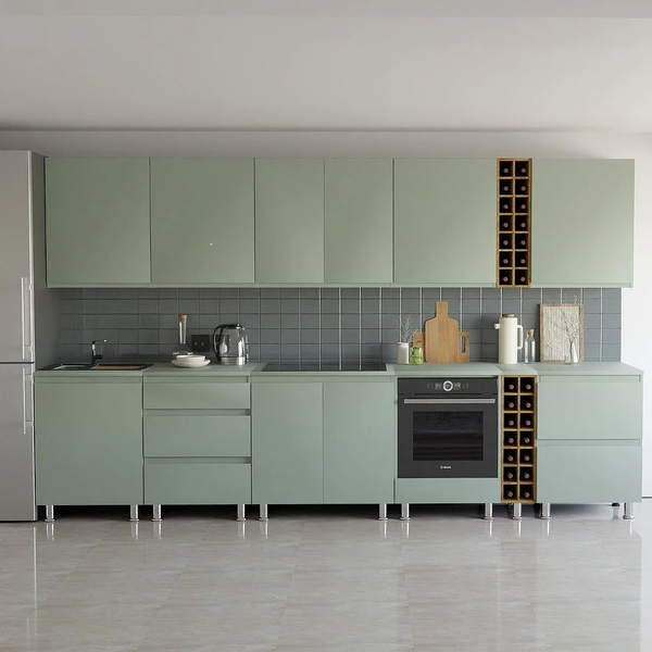 Изображение товара Шкаф-стол кухонный Dipriz Д.70100.1 (дуб/зеленый самшит)