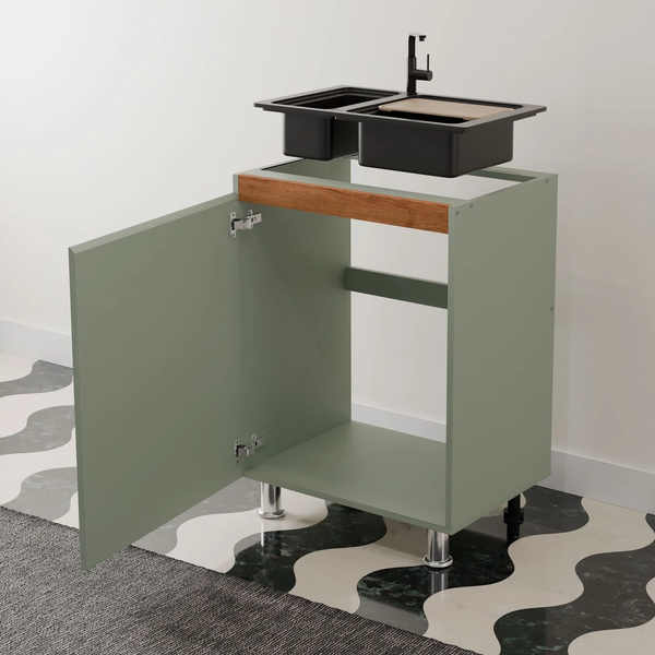 Изображение товара Шкаф под мойку Dipriz Д.70098.1 (дуб/зеленый самшит)