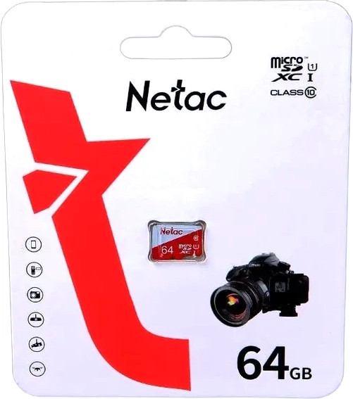 Изображение товара Карта памяти Netac MicroSD P500 ECO 64GB (NT02P500ECO-064G-S)