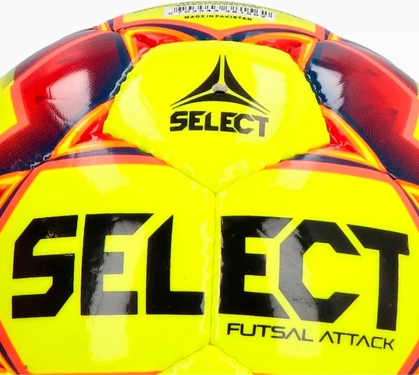 Изображение товара Мяч для футзала Select Futsal Attack V24 / 3883446563 (размер 4, желтый/красный)