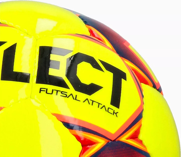Изображение товара Мяч для футзала Select Futsal Attack V24 / 3883446563 (размер 4, желтый/красный)