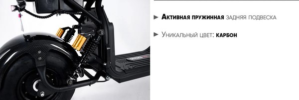 Изображение товара Электроскутер AVM Citycoco Pro / pm1118603785 (черный)