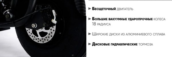 Изображение товара Электроскутер AVM Citycoco Pro / pm1118603785 (черный)