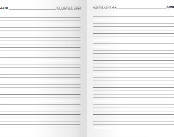 Изображение товара Ежедневник Listoff Розовое сияние / ЕЖИ24512801