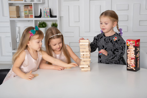 Изображение товара Настольная игра Десятое королевство Бам-бум Падающая башня / 01741