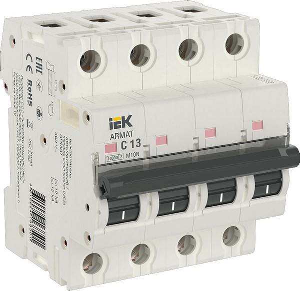 Изображение товара Выключатель автоматический IEK AR-M10N-4-C013