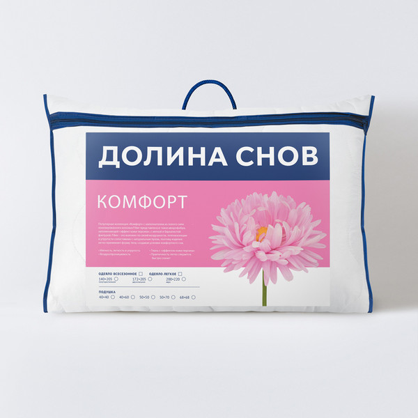 Изображение товара Подушка для сна ECOTEX Комфорт 50x70 / ПКД57