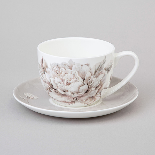 Изображение товара Чашка с блюдцем Lefard White Flower / 415-2283