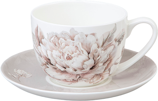 Изображение товара Чашка с блюдцем Lefard White Flower / 415-2283