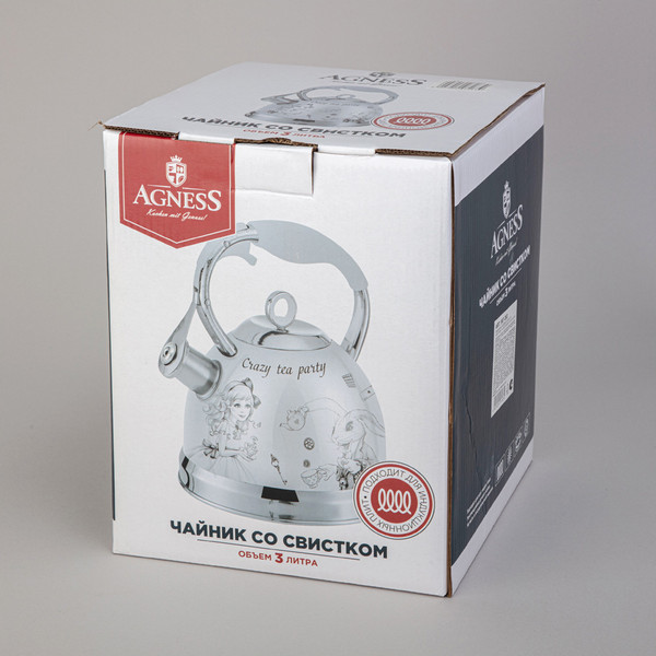 Изображение товара Чайник со свистком Agness 907-263