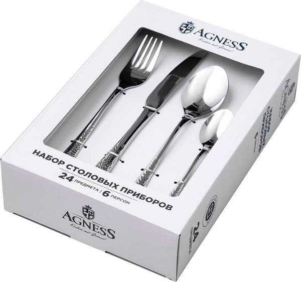 Изображение товара Набор столовых приборов Agness 1000-004