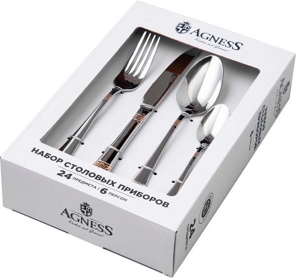 Изображение товара Набор столовых приборов Agness 1000-007