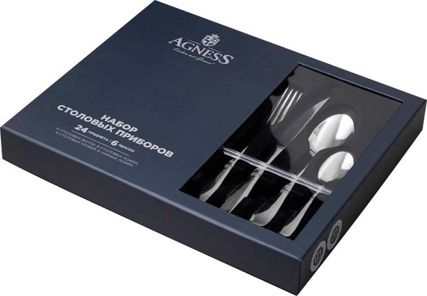 Изображение товара Набор столовых приборов Agness 1000-013