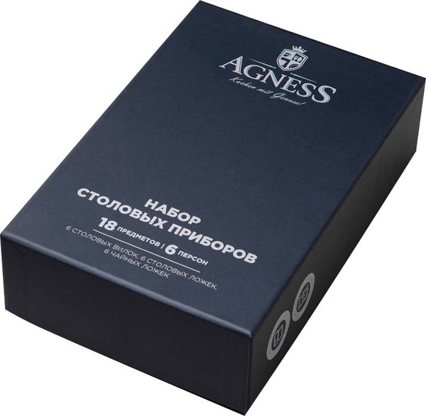 Изображение товара Набор столовых приборов Agness 1000-018