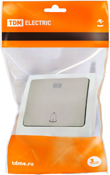 Изображение товара Кнопка звонка TDM Вуокса SQ1803-0107