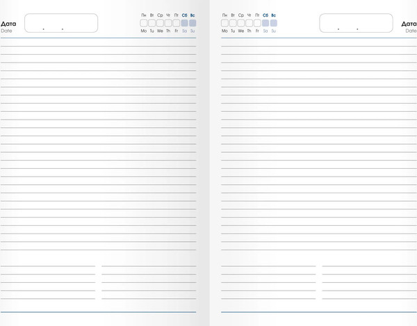 Изображение товара Ежедневник Listoff Radiant / ЕКР52215205 (серый)