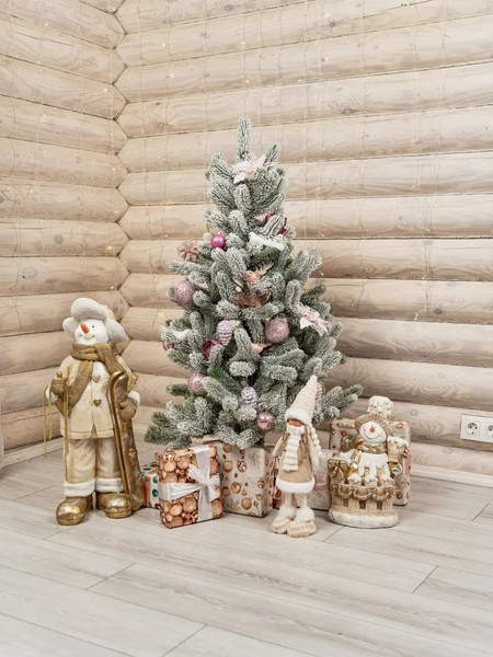 Изображение товара Ель искусственная National Tree Company Сказка заснеженная / СК/ЗСН-130 (130см)