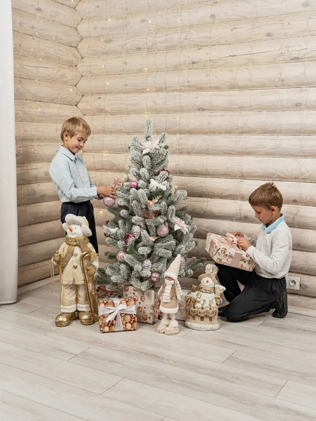 Изображение товара Ель искусственная National Tree Company Сказка заснеженная / СК/ЗСН-130 (130см)