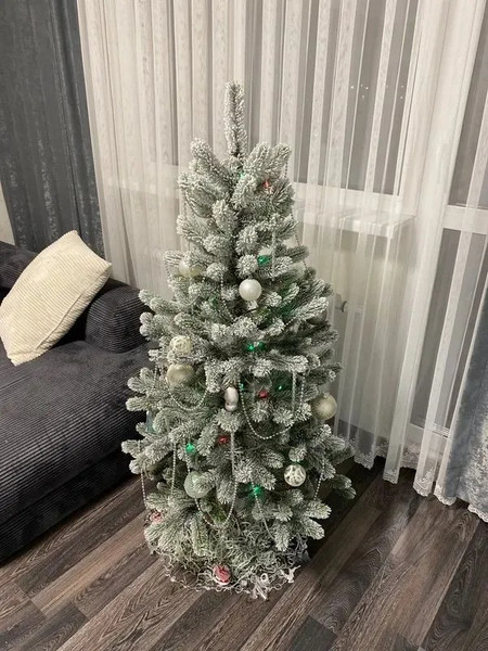 Изображение товара Ель искусственная National Tree Company Сказка заснеженная / СК/ЗСН-130 (130см)