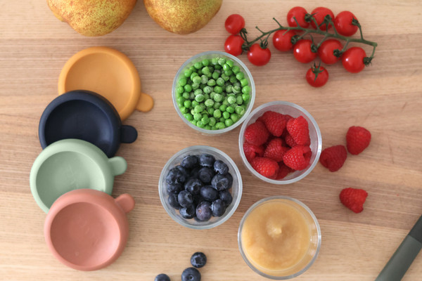 Изображение товара Набор контейнеров для детского питания Beaba Sunrise Color Mix Coff 4 Port Verre 914009 (250мл, 4шт)