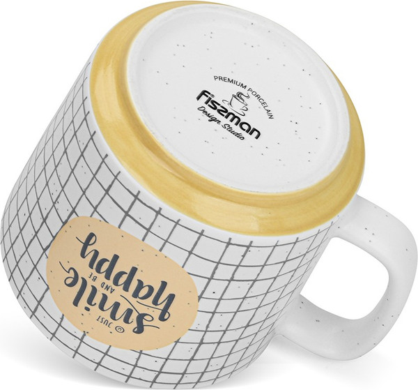 Изображение товара Набор кружек Fissman Smile Happy Checked 3728 (2шт)