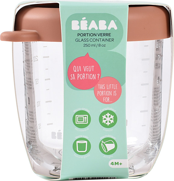 Изображение товара Контейнер для детского питания Beaba Terracota Portion Verre 914013 (250мл)