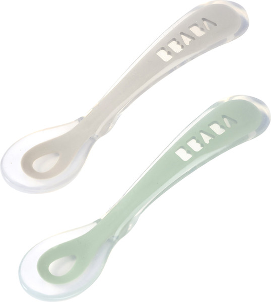 Изображение товара Набор столовых ложек для кормления Beaba Lot 2 Cuilleres Sil 2e Age Bt 913554