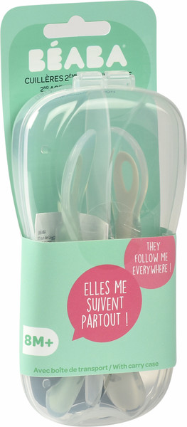 Изображение товара Набор столовых ложек для кормления Beaba Lot 2 Cuilleres Sil 2e Age Bt 913554