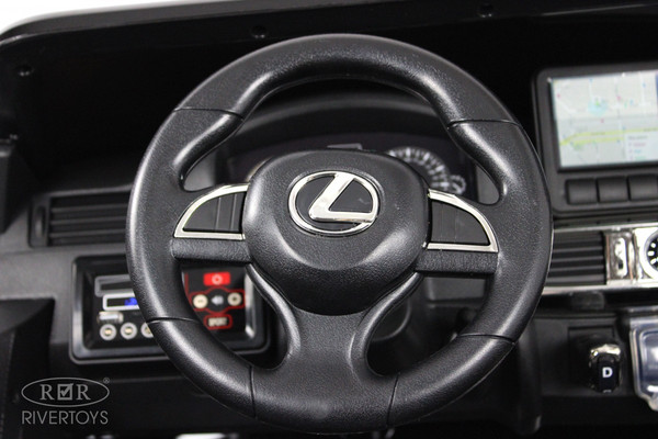 Изображение товара Детский автомобиль RiverToys Lexus LX570 / Y555YY (белый)