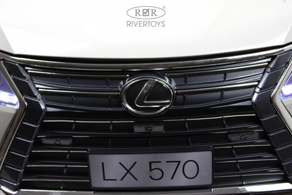 Изображение товара Детский автомобиль RiverToys Lexus LX570 / Y555YY (белый)
