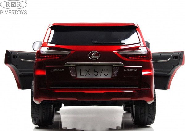 Изображение товара Детский автомобиль RiverToys Lexus LX570 / Y555YY (красный глянец)