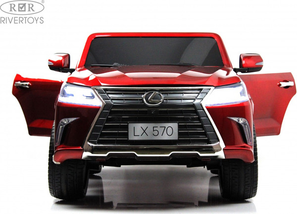 Изображение товара Детский автомобиль RiverToys Lexus LX570 / Y555YY (красный глянец)
