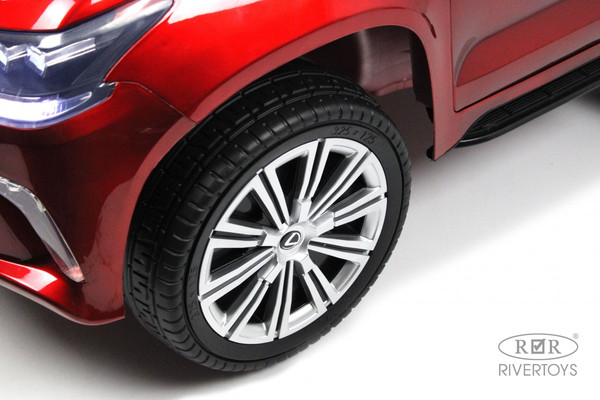 Изображение товара Детский автомобиль RiverToys Lexus LX570 / Y555YY (красный глянец)