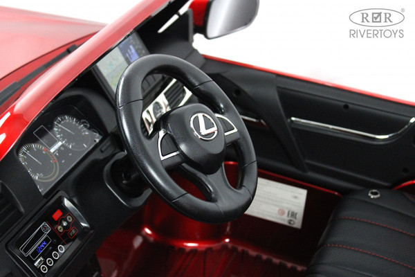 Изображение товара Детский автомобиль RiverToys Lexus LX570 / Y555YY (красный глянец)