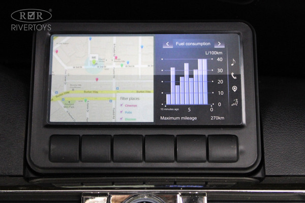 Изображение товара Детский автомобиль RiverToys Lexus LX570 / Y555YY (черный глянец)