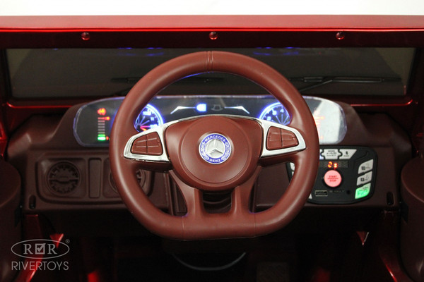 Изображение товара Детский автомобиль RiverToys Mercedes-Benz G65 / E111EE (красный глянец)