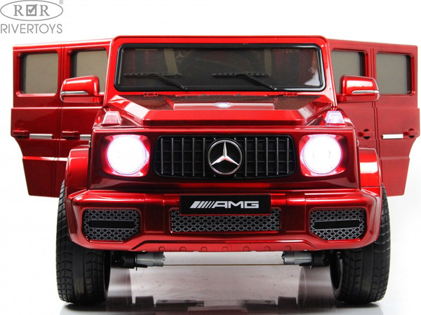 Изображение товара Детский автомобиль RiverToys Mercedes-Benz G65 / E111EE (красный глянец)