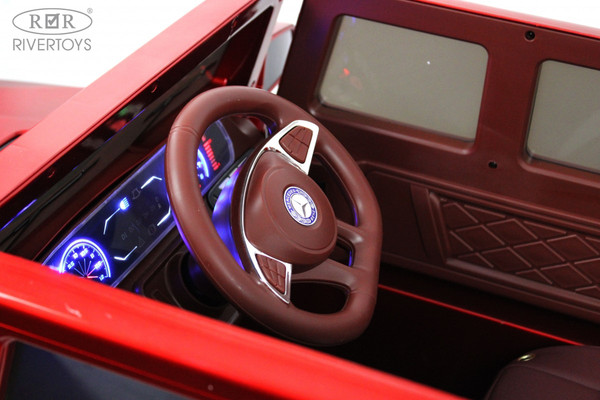 Изображение товара Детский автомобиль RiverToys Mercedes-Benz G65 / E111EE (красный глянец)