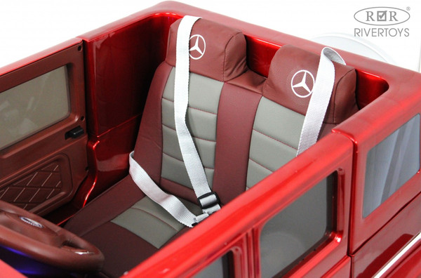 Изображение товара Детский автомобиль RiverToys Mercedes-Benz G65 / E111EE (красный глянец)