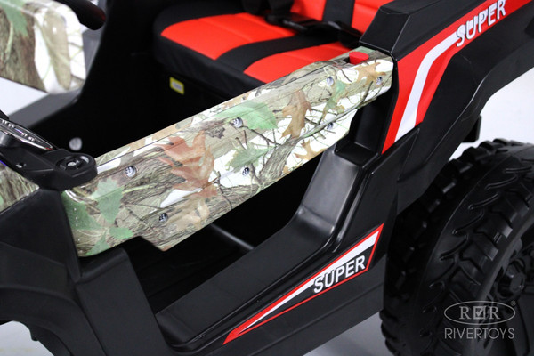 Изображение товара Детский автомобиль RiverToys L888LL (зеленый камуфляж)