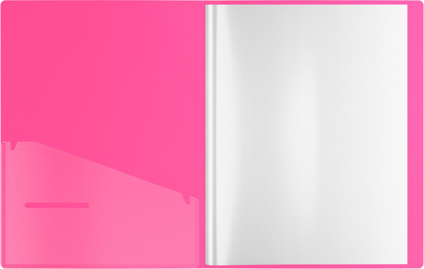 Изображение товара Папка для бумаг Berlingo Your Way / DB4_20896 (розовый неон)